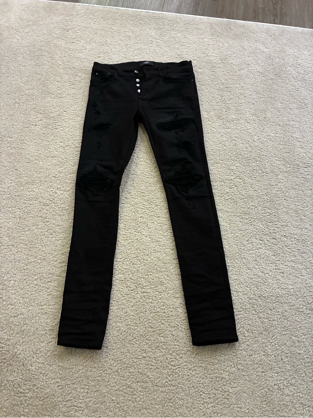Men's Black Amiri jeans